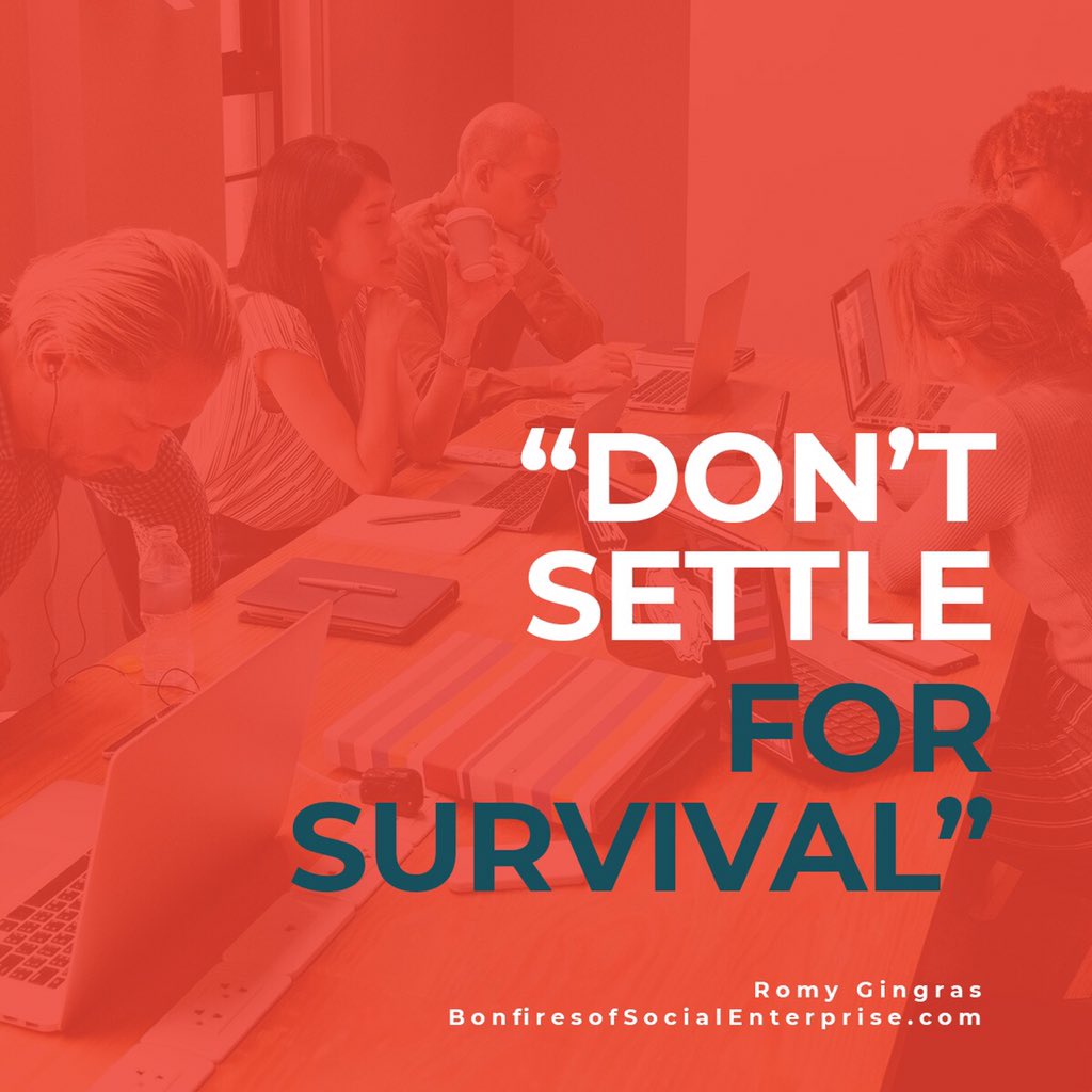 BonfiresPodcast's tweet photo. You're great so don't ever settle for just survival. Thrive! https://t.co/9sJvOTznhg