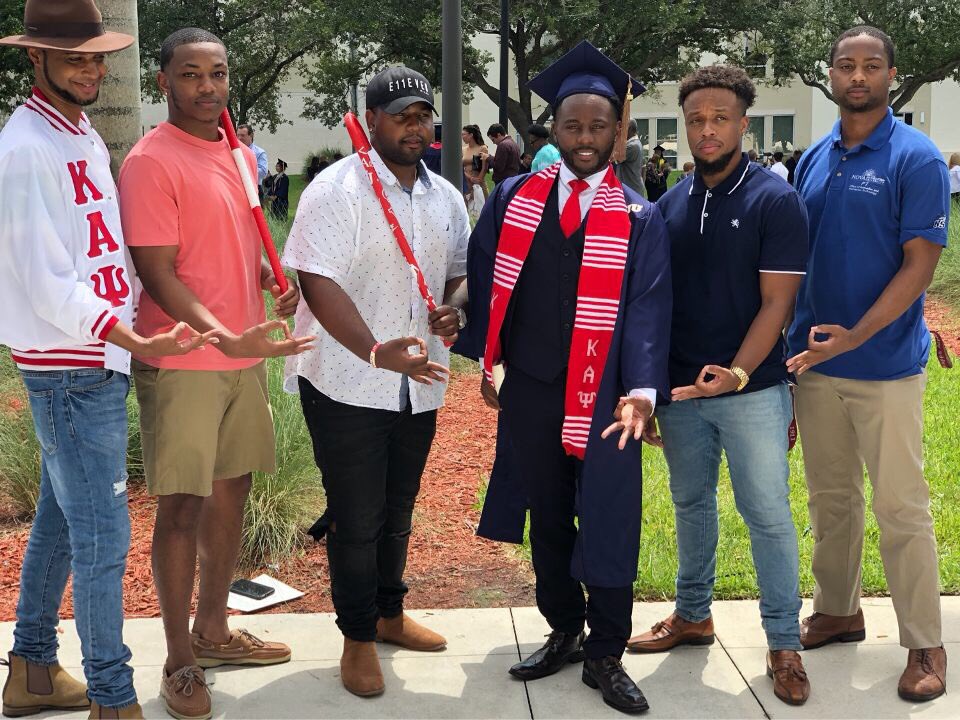 OXNupes's tweet photo. Big Kongrats to our Spring 16’ initiate &amp; chapter Polemarch, Alec LaFlore on graduating from FIU with a Bachelors of Business Administration in Finance. May you continue to keep achieving throughout your lifetime Nupe! ♦️👌🏾 #TPK #Achievement #WeFromTheOXTho #MadeInDade https://t.co/5ouxiJHmon