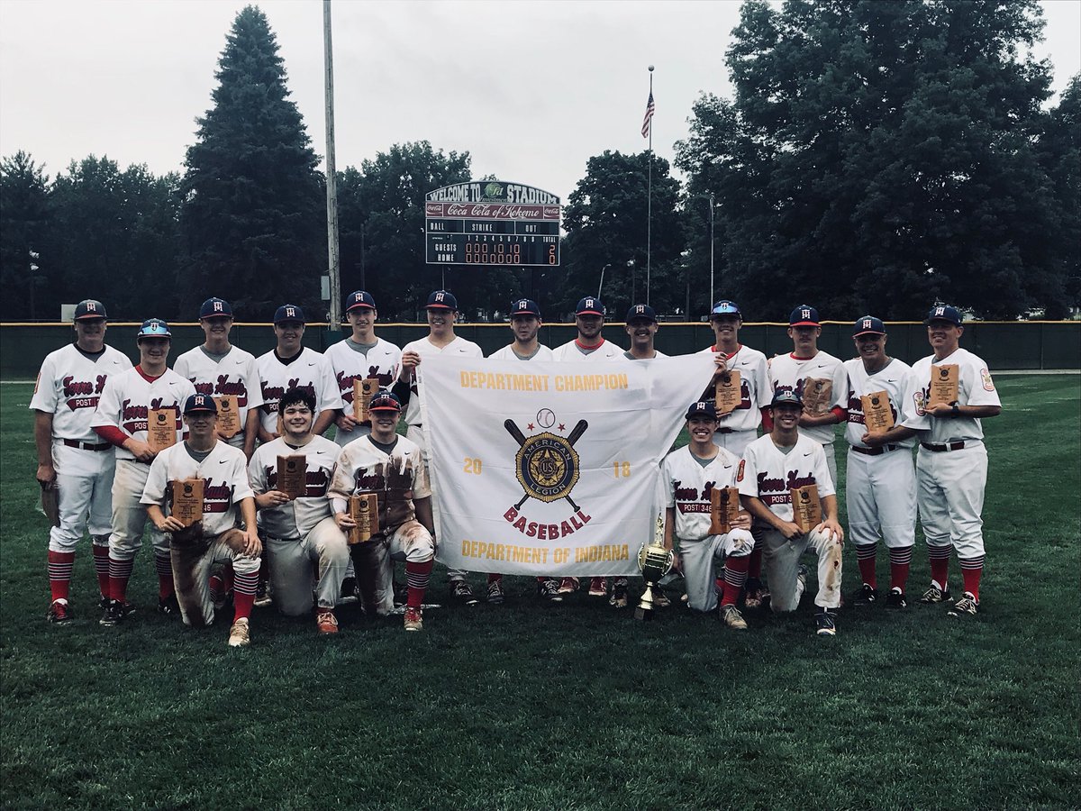 And heeeeere are your 2018 Indiana American Legion state champions! #wayne