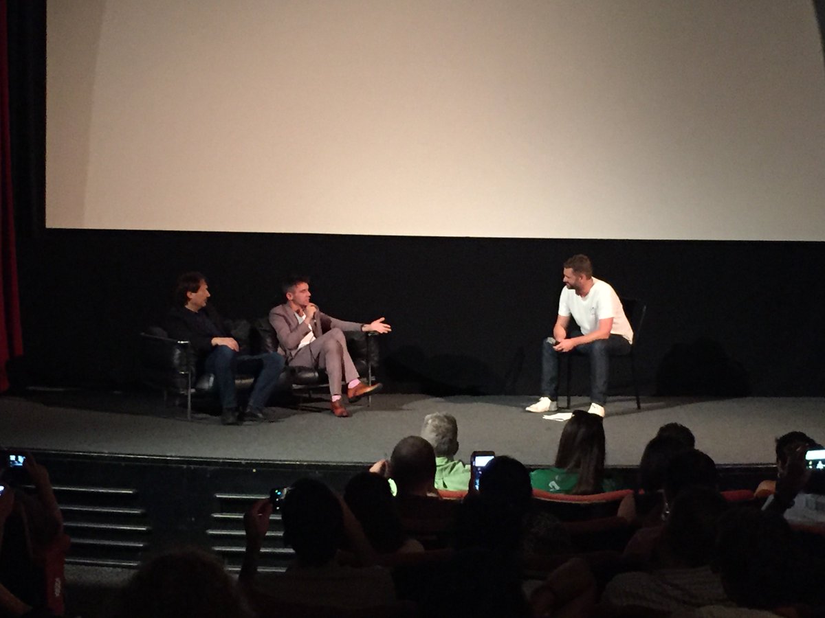 WE ARE LIVE from <a href="/RioCinema/">Rio Cinema</a> at the #DamascusCover live Q&amp;A with director Daniel Berk and star #JonathanRhysMeyers