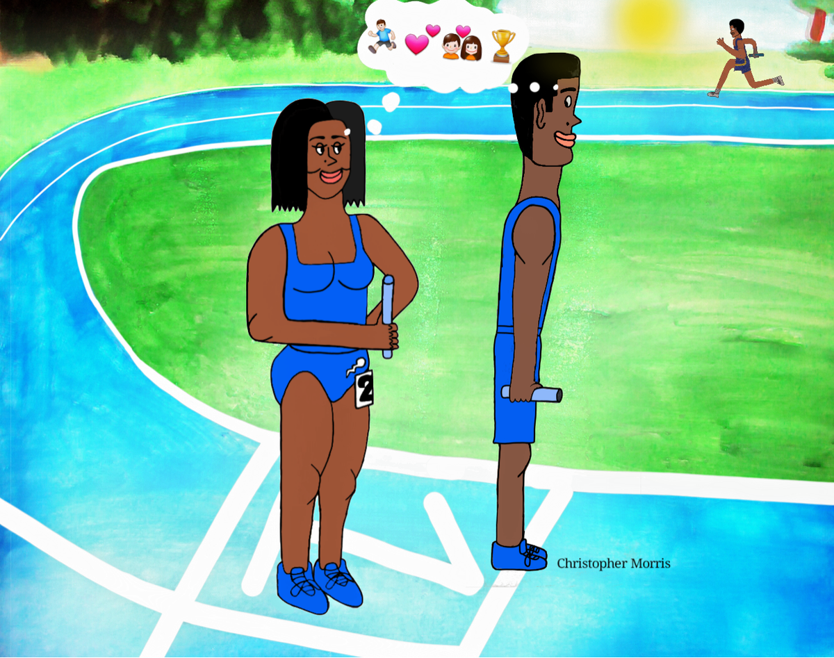 Chris_Classics's tweet photo. Alexion Netflix &amp; Mohammed "DEMO" Pittman thinking about their first time they met eachother at Cross Country Season❤ So Cute... #AlexionNetflix #DemoPittman #CallTheAntie #ComingSoon #2DAnimation #PromotionalImage https://t.co/POrMM9PikM