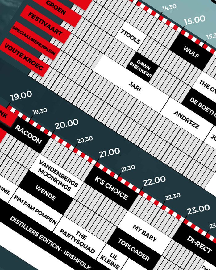huntenpop's tweet image. Timetable online. #HP18 #TIMETABLE #puzzelen