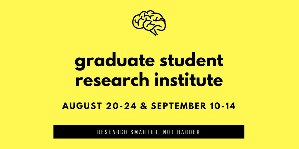 uwlibraries's tweet photo. Are you a grad student looking to gain some research skills? The UW Libraries and @UWGradSchool have a free and online pre-fall program for you. Two sessions available, register today! https://t.co/gcP5ms84Nw https://t.co/vmLidK6Enc