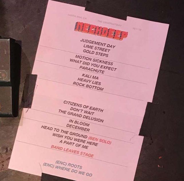 NeckDeepUK's tweet photo. THREAD.

SO. We wanna know what songs YOU want to hear on tour. Here's the setlist we were playing on the world tour earlier this year.... https://t.co/8hN5P5VCC8