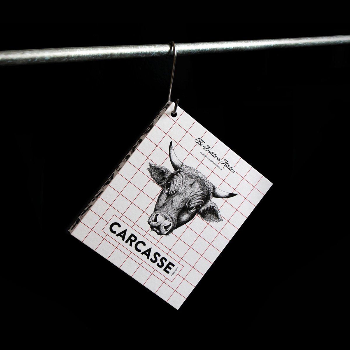 houtkaaizeven's tweet photo. new work • CARCASSE • The butcher's kitchen #carcasse #hendrikdierendonck #dierendonck #butcher #meat #meatlover #recipes #nosetotail #bookdesign #coverdesign #graphicdesign #typography #openspine #munken #meathook #timbisschop #grafischatelier #hannibalpublishers https://t.co/w8z8pOq7Eb