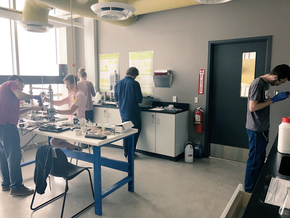 AtlanticBiofab's tweet photo. Teamwork makes the dream work! #biofablab #bioprinting #bioengineering @aliahmadik @EngineeringUPEI https://t.co/GWovQtqiMB