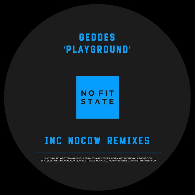 GeddesDJ's tweet photo. So typical of me forgetting my most recent release 'Playground' was out last week, includes two excellent remixes from techno producer Nocow. Clips later this week https://t.co/vIvBzaUcgW
