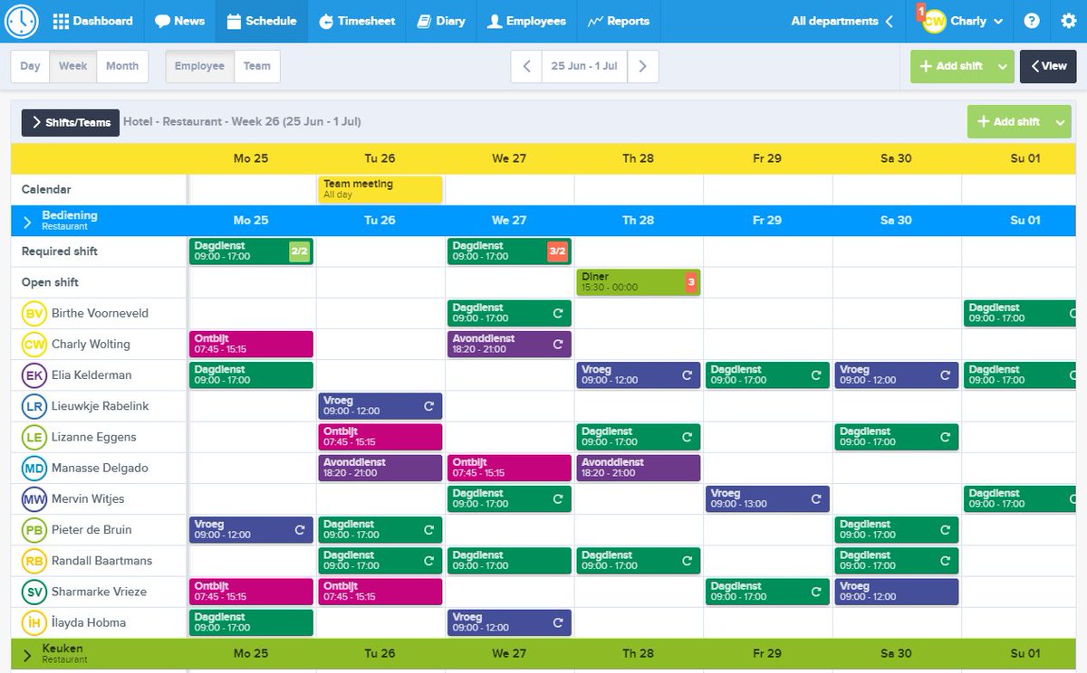 Putting together an optimal employee schedule doesn't have to be a difficult and time-consuming task. Start your free trail today and see what ShiftTime can do for your business. 
#Schedule #Employees #Work bit.ly/2A2fYov