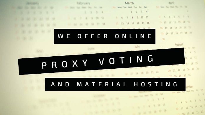 deepakkhopade's tweet photo. We offer online proxy voting and material hosting, whether you want to distribute a full set of solicitation materials or send a Notice of Internet Availability along with phone, fax and mail vote return options. #issuerdirect #isdr #proxy #annualmeeting https://t.co/sium7B6H7f
