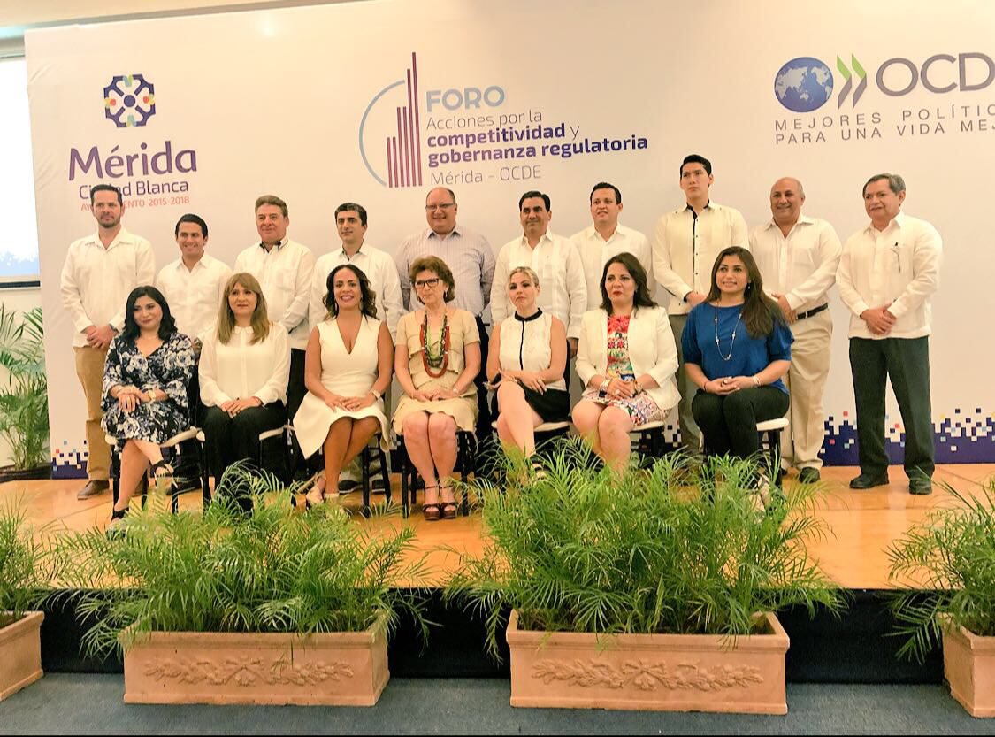 En representación del Gobierno del Estado de Nuevo León asiste la titular de la Comisión Estatal de #MejoraRegulatoría, la Lic. Orfelinda Maldonado Rodríguez al Foro “Acciones por la competitividad y gobernanza regulatoria” en el municipio de Mérida, estado de Yucatan.