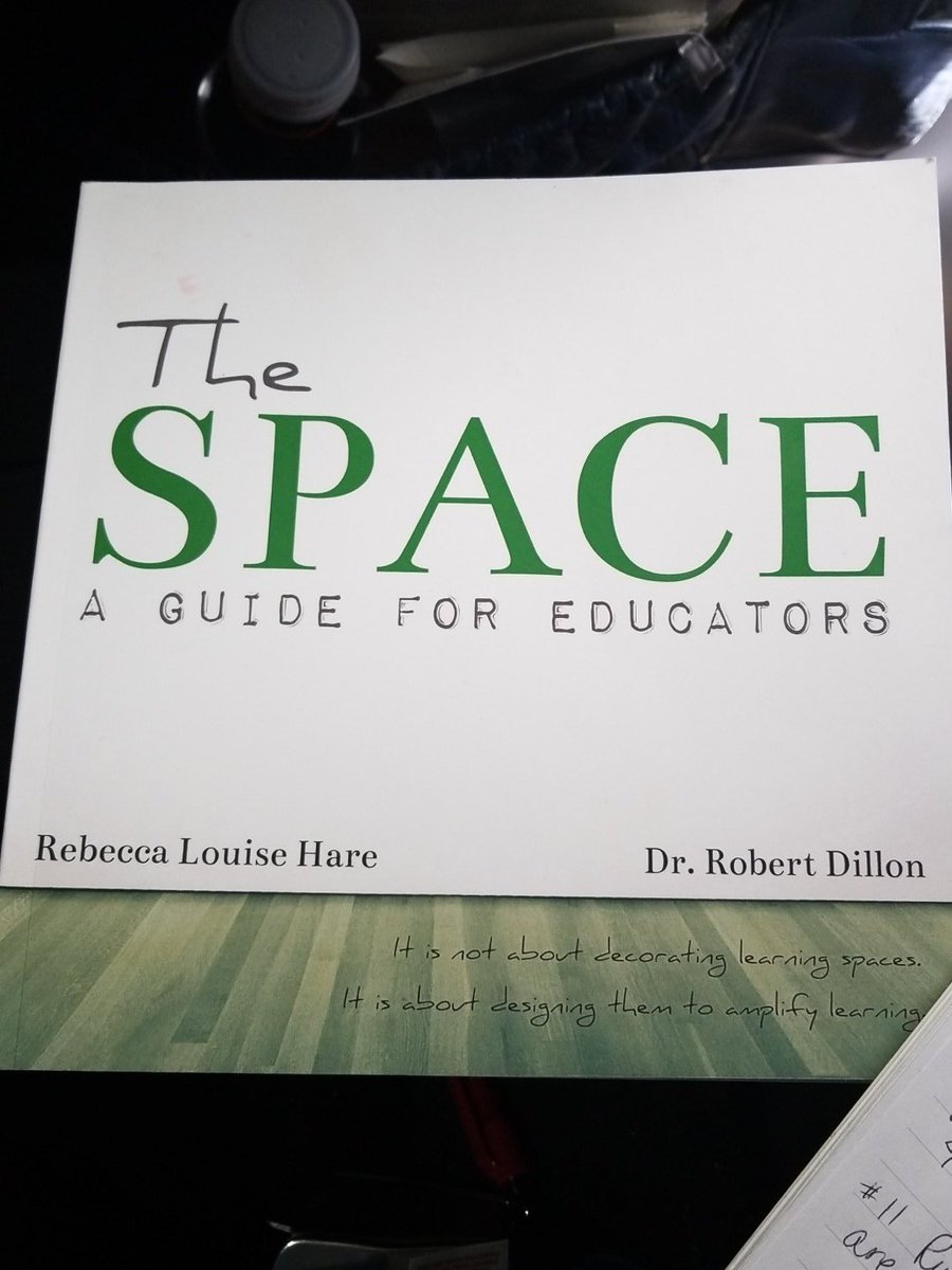 Inspired by #ISTE18 presentation to make this purchase. Great read by Rebecca Louise Hare and Dr. Robert Dillon @ideaguy42 Feeling thoughtful about design choices I will be making in the near future to enhance the library as a more learner-centered space at YMS. #futurereadylibs