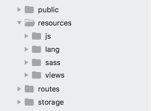 taylorotwell's tweet image. Flattened the resources/assets directory into resources for Laravel 5.7. 👍