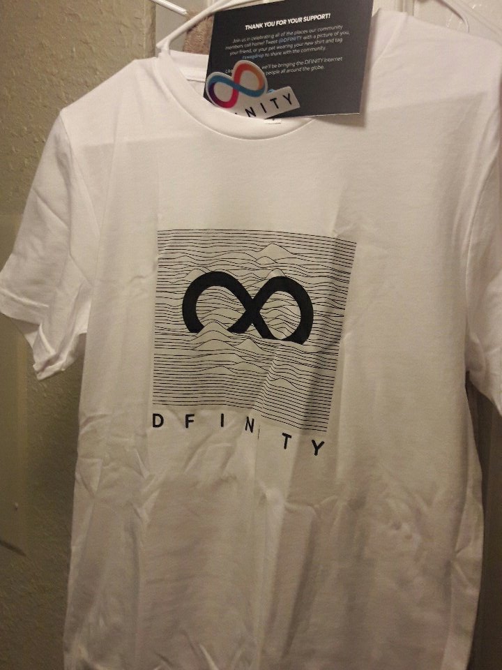 DukakisTejada's tweet photo. Finally received my Swag. Thanks @dfinity aka "the Internet Computer". #swagdrop #NasaForDecentralization https://t.co/Hf9K6nJYCc