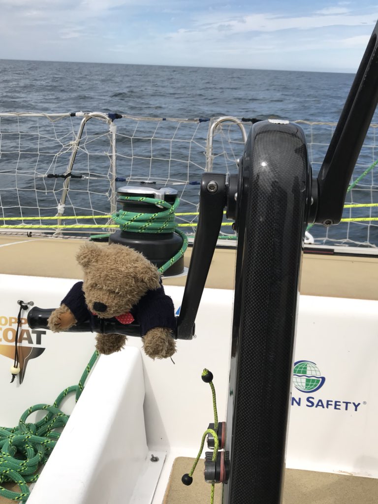 LifeboatBear's tweet photo. Memories of being on @GREATBrit1718. Grinding is quite hard on your own, especially if you’re a bear. https://t.co/wYXhgGh6ir