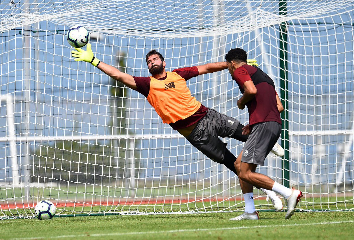 Alissonbecker's tweet image. First day!! 🔴💪🏼🙏🏻 #AB1