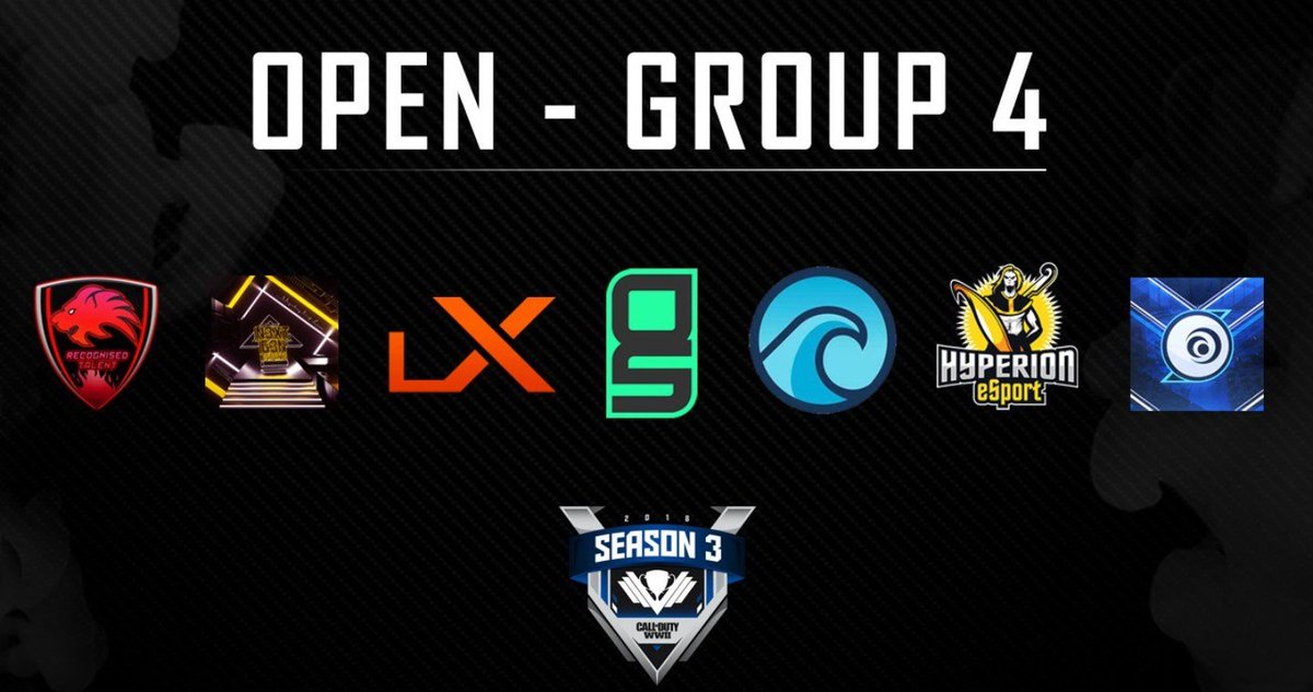 [#COD]

Today our cod team has been placed in Group 4 in the <a href="/VALHQ/">VAL | Home of Grassroots Esports</a>,

good luck to all the other team's in our group.

#RideTheWave 🌊