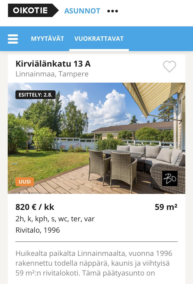 Upee kämppä vapautumassa vuokralle! Mukava, huumorintajuinen ja ennenkaikkea komea vuokranantaja luvassa!