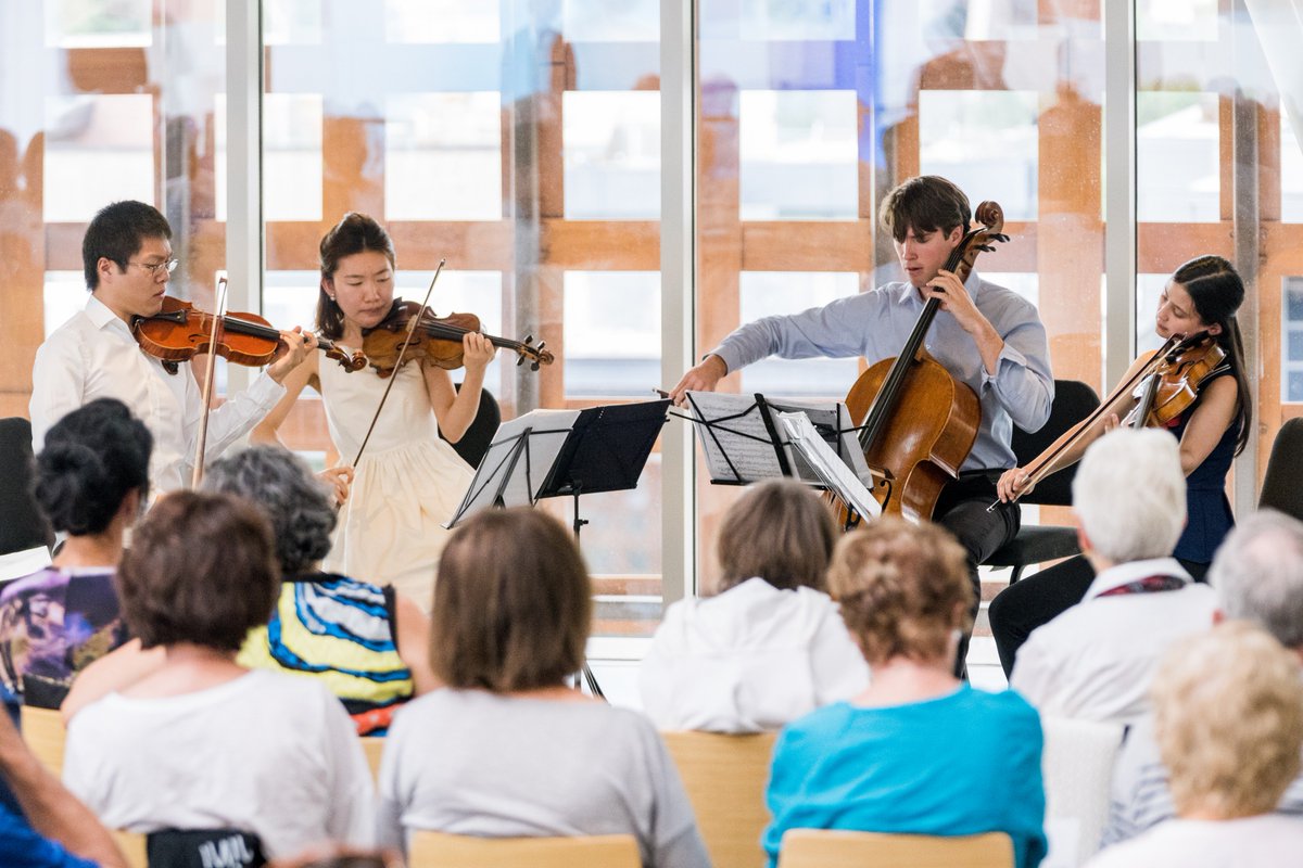 aspenmusic's tweet photo. Every Tuesday at 6 pm through August 14, AMFS students perform at the @aspenartmuseum as part of the summer series Music with a View! Don't miss these free concerts. #AMFS2018
More info โ https://t.co/ID2UTKosN4 https://t.co/O9XSAiKkac