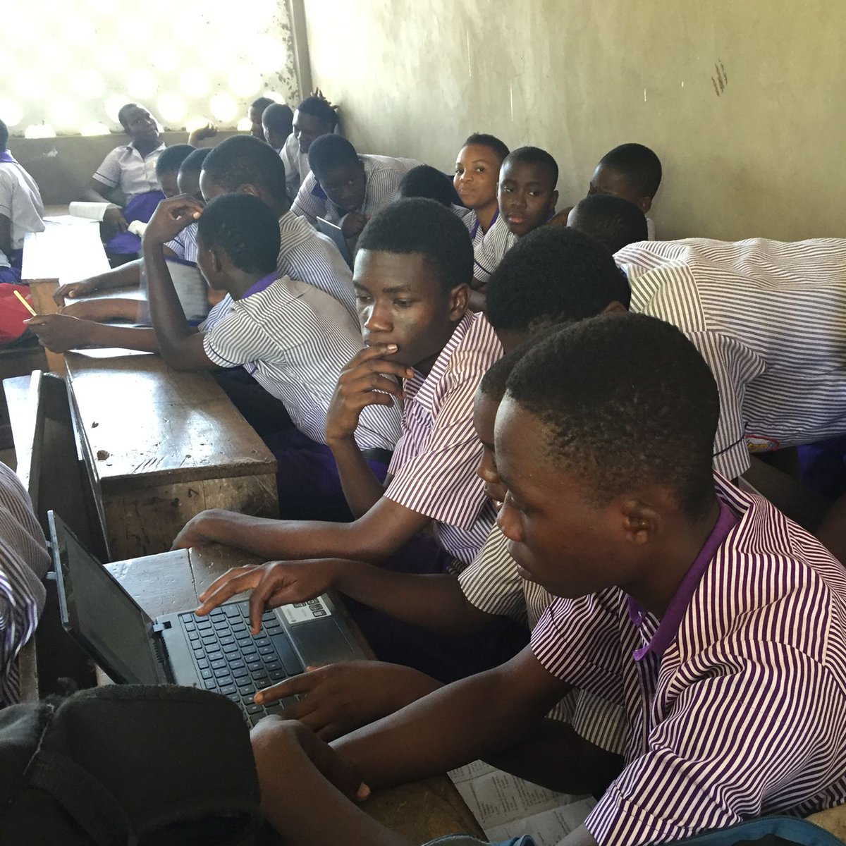 edifyorg's tweet photo. Education technology is more than computers - it increases employability, which helps these students rise out of the cycle of poverty. #techtuesday #technologytuesday https://t.co/tMsWJH0vlJ