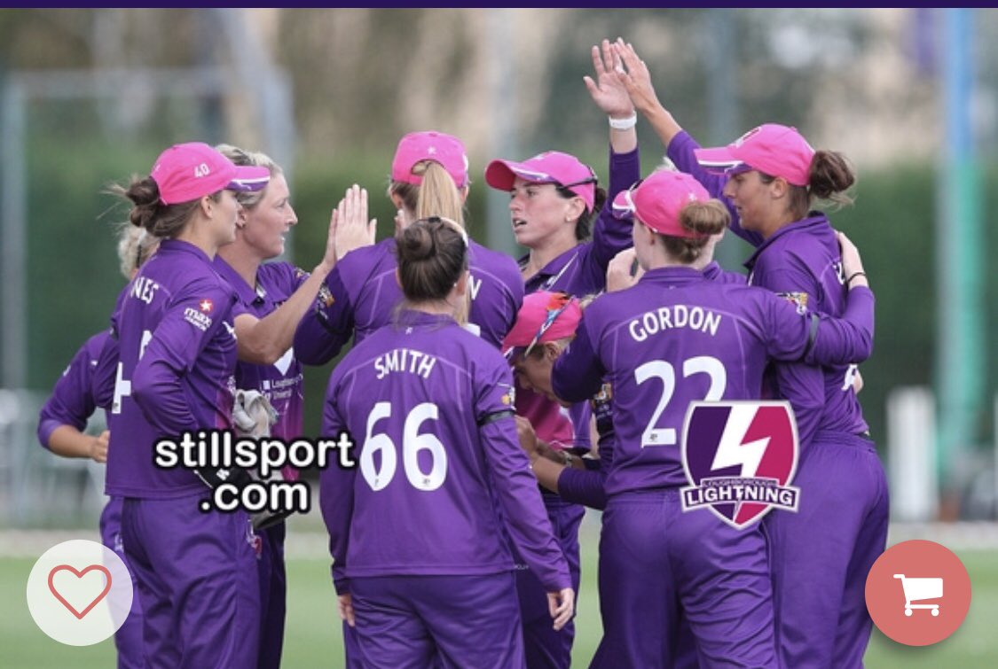 Gelwiss's tweet photo. Proper win! A great all round team performance defending a total set up by @RachaelHaynes This team is special 💜⚡️ @LightningKSL #catchthelightning https://t.co/DCZtujrFri
