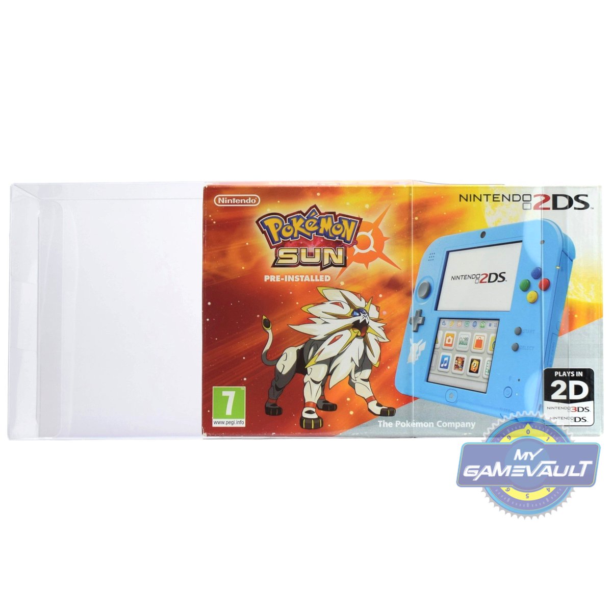 MyGameVault's tweet photo. NEW LIMITED STOCK! Super Strong PREMIUM 0.5mm Box Protectors / Display Cases for original Nintendo 2DS Consoles #Nintendo #Nintendo2DS #2DS #BoxProtectors #Gaming £6.95 each with FREE UK post. https://t.co/oRQrTfKKgo https://t.co/pq4E2IqHEE