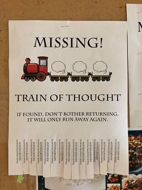 TheScienceJen's tweet photo. Our #LostTrainOfThought in St. John's, Newfoundland is at the bus stop in the UC! #GISH2018 https://t.co/42EDMVhdHx