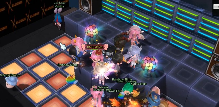 4514Red's tweet image. When @TehCuddleBox  brings the maplefam to party at your house!!! So amazing!!! @PlayMaple2  is the best!!! shout out to @raylancione thanks for picking my house!! 

#twitchswitch #Maplestory2 #CBT2