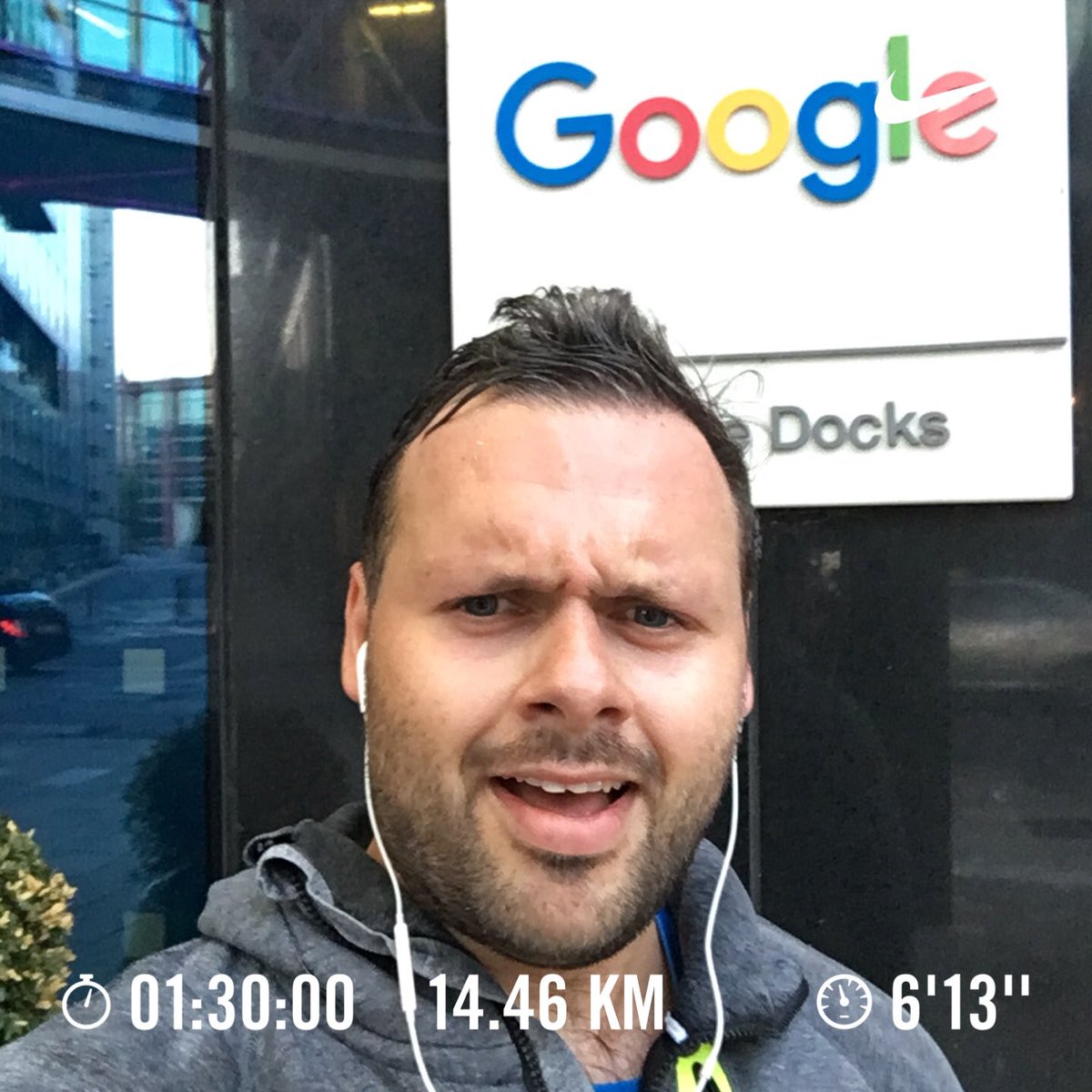 Dublin miles. Ran my longest run in 8+ years. And started a new job this week. Big week. Feeling strong.