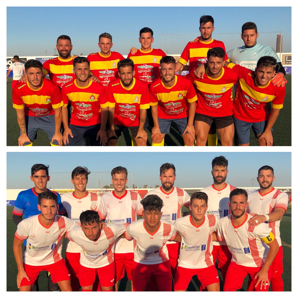CamasCF's tweet photo. Final del 3º partido con victoria para Los Palacios C.F.
@lospalacioscf 1- @CamasCF 0
Se proclama campeón @lospalacioscf 
Quedamos muy agradecidos y deseamos mucha suerte para la próxima temporada a @LaPalmaCF y a @lospalacioscf así como un buen viaje de vuelta.
#YoSoydelCamasCF https://t.co/33GsyTSz00