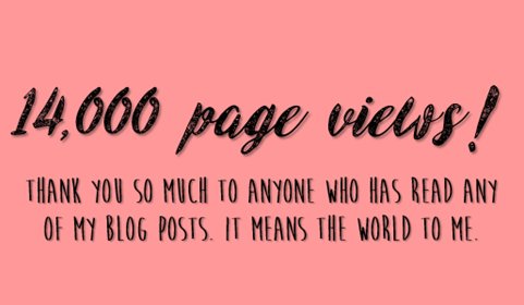 My blog hit 14,000 page views today! This seems so surreal! Thank you to anyone who has read any of my posts.

🌟geminiexplicit.blogspot.com/2018/07/Revolu…🌟 

#Bloggerstribe @BestBlogRT
@PLBChat @ScotBloggers @bliss_bloggers @LovingBlogs #littleblogrt  @thebloggersknot #bloggingbridges