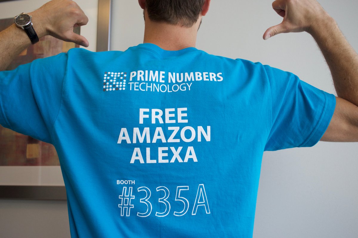 Keep an eye out for our team members wearing these shirts at #GBTA2018 and ask them how you can win a FREE Amazon Alexa! Learn more about our Alexa new skill here:  hubs.ly/H0dd30X0 #Prime335A