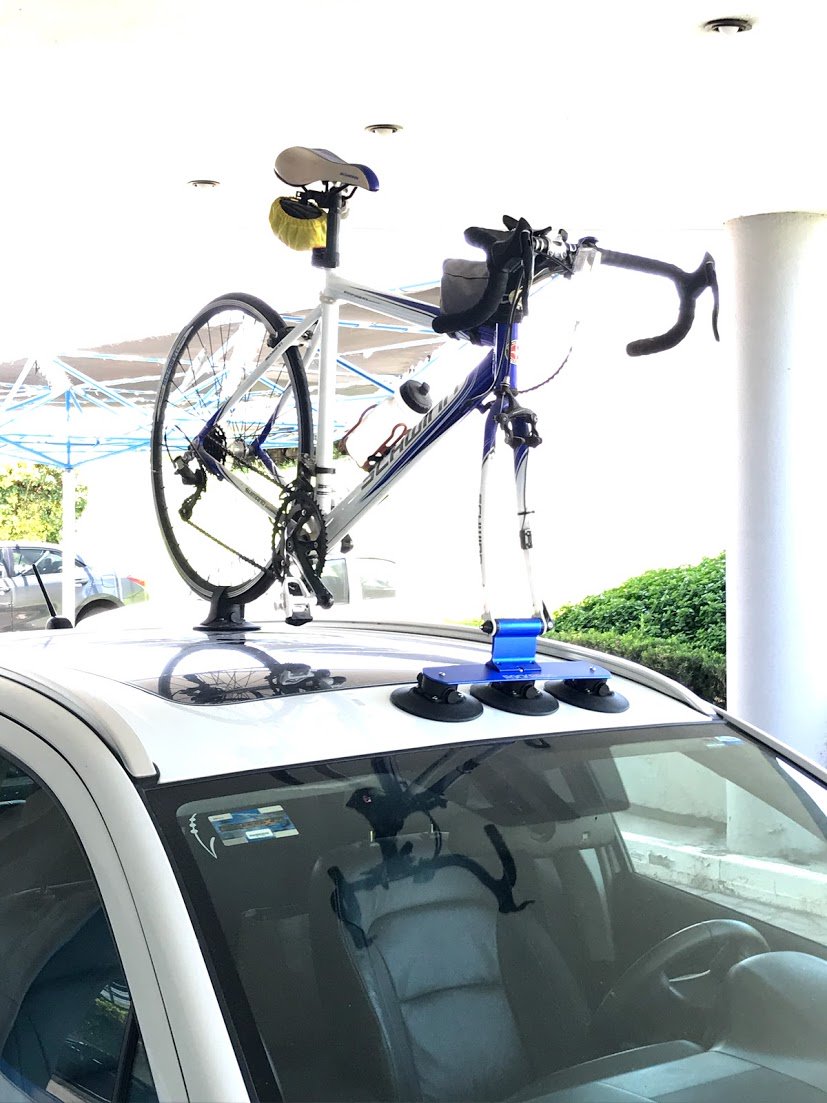 echazarreta's tweet photo. Rack de #ventosas para una #bici. https://t.co/wm7FF37K92