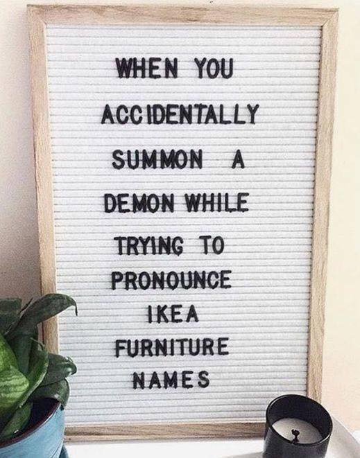 lensweet's tweet image. Or while trying to put IKEA furniture together