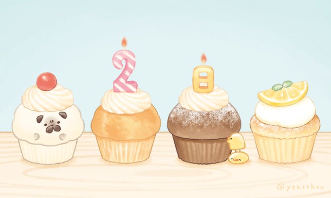 「cupcake」 illustration images(Oldest)