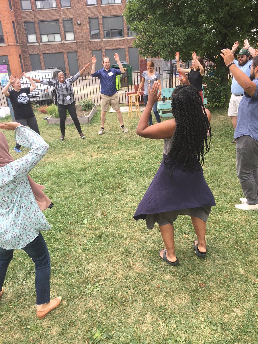 PeopleInEd's tweet photo. “As educators we’re supposed to have all the answers, but we don’t. Some of us don’t have any of them, so we need to break down our barriers so that we can learn.” - #Rida2018 participant #humanizingschooling #humanizingteaching https://t.co/Qygs8VgxKX