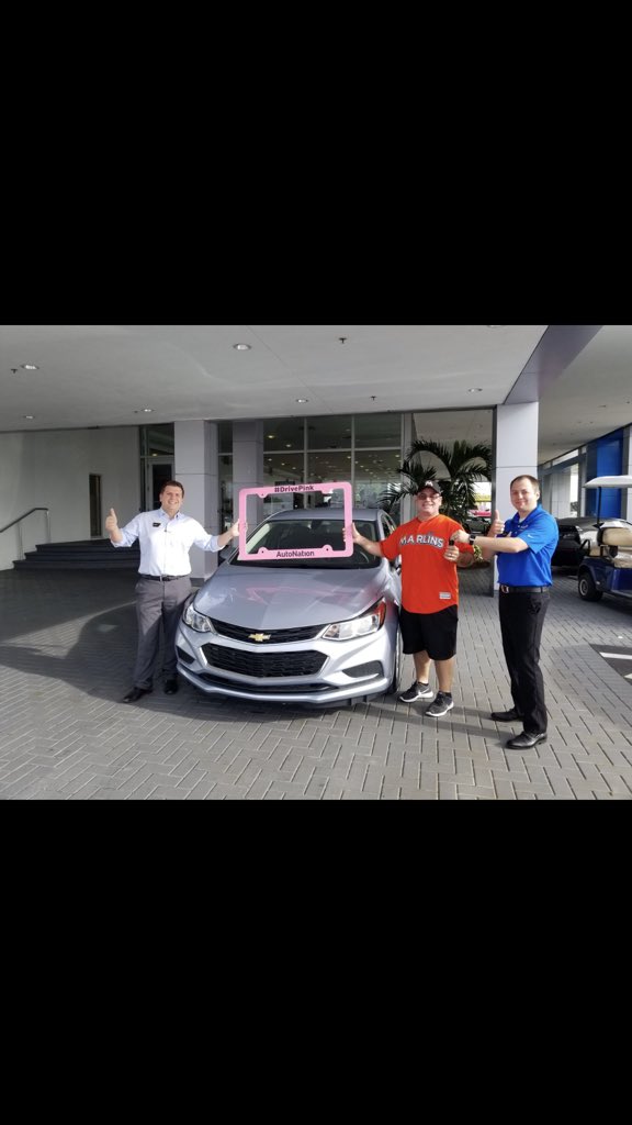 MalaveEd's tweet image. Picked up our new car #blessed #Yearofthefan #MiamiMarlins #AutoNation #thankful