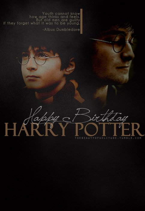 Happy Birthday, Harry Potter, and J.K. Rowling! 