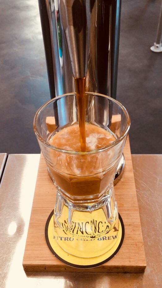 What do you mean you haven’t tried a Finca Nitro yet?  Finca roasted single origin coffee, coarse ground, 16 hour brewed, triple filtered, nitro injected, served cold ... straight from the tap.  Available at Finca Poundbury, every day. See you soon then?  #nitro #nitrocoffee