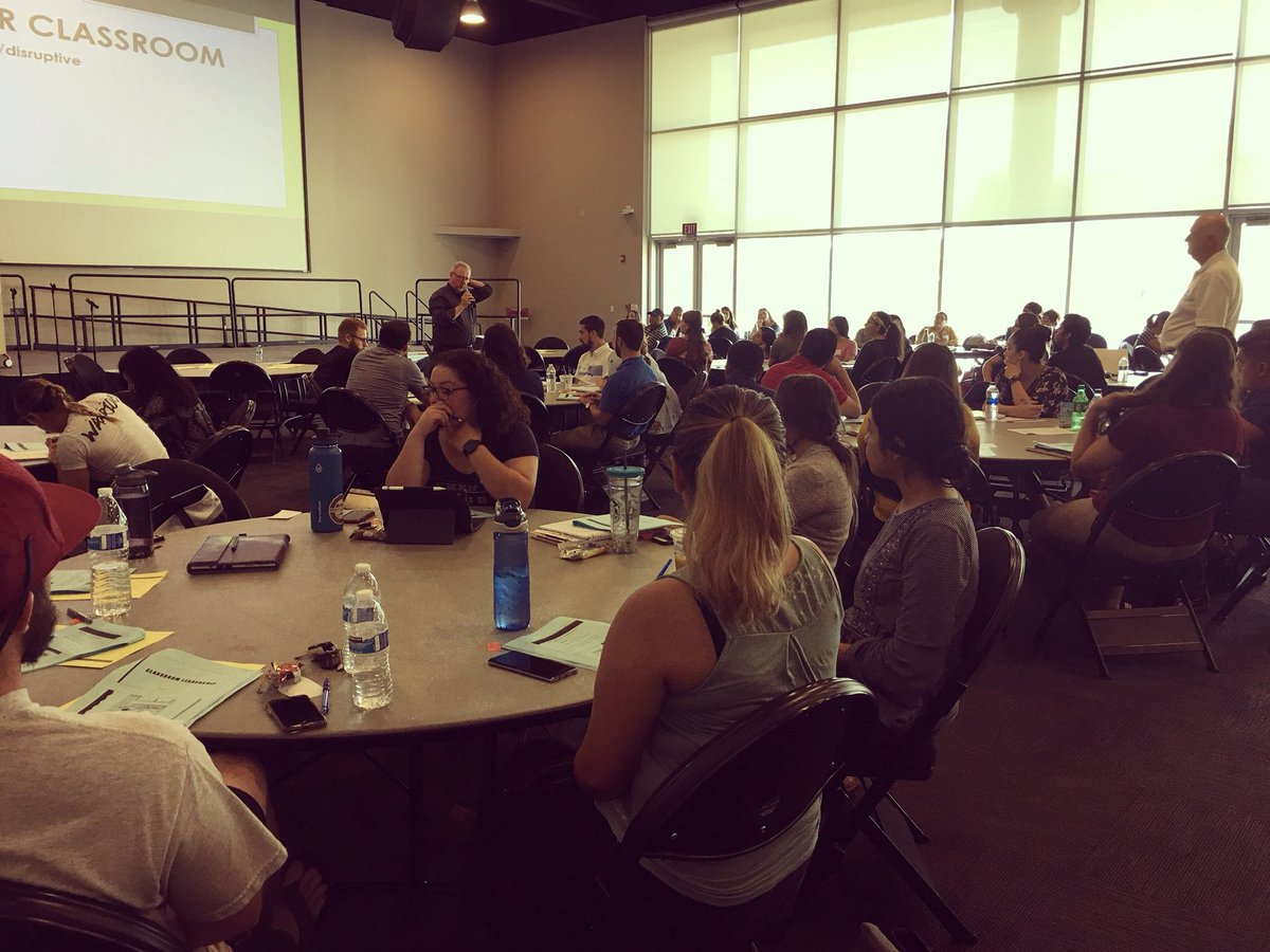 Our #teacher interns are preparing for the school year by learning how to open school successfully and take charge of the classroom from day one. This 2-day Behavior Management training is engaging and interactive for our teacher interns. #ReadyForSchool 📚🍎