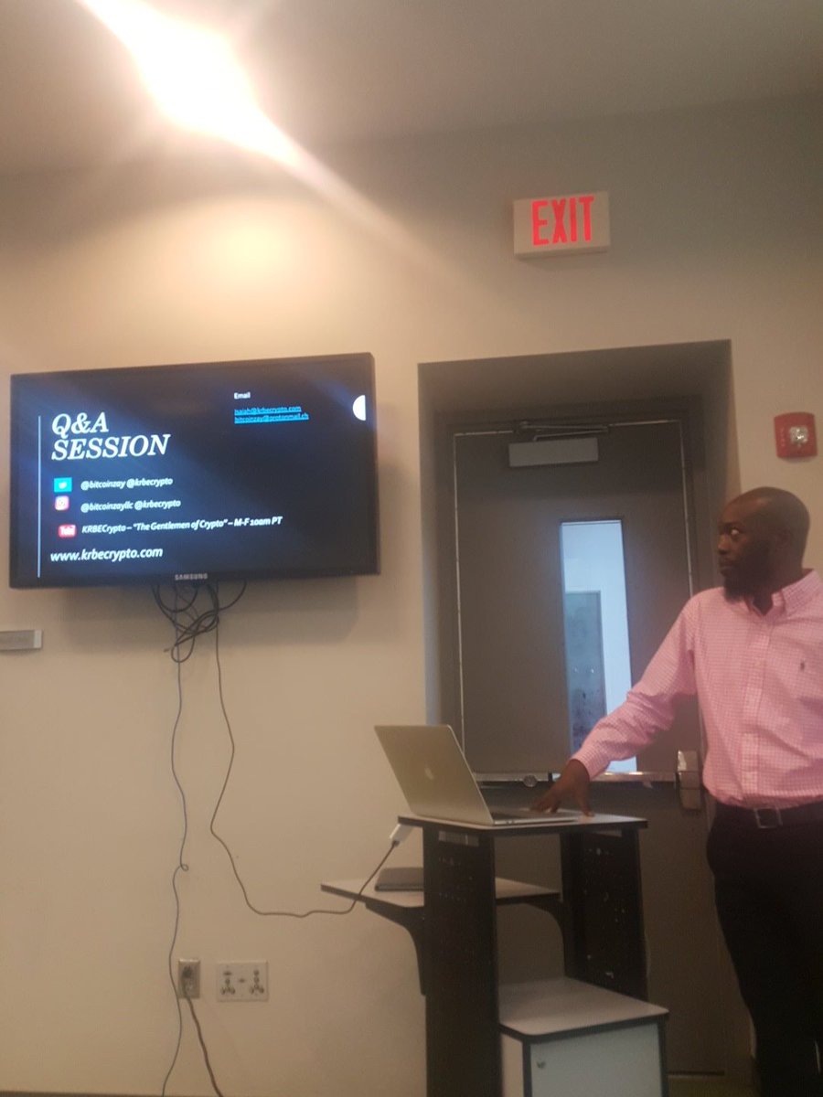 Another great session!! 
Bitcoin and Cryptocurrency: The Future of Finance #krbecrypto #00pro 
<a href="/krbecrypto/">The Gentleman of Crypto</a> <a href="/bitcoinzay/">Isaiah Jackson</a> <a href="/KingBlessDotCom/">King Bless🇺🇸</a> 
@cltchamber 
@CLTChamberBob 
<a href="/CLTMayor/">Mayor Vi Lyles</a> 
@SpecNewsCLT