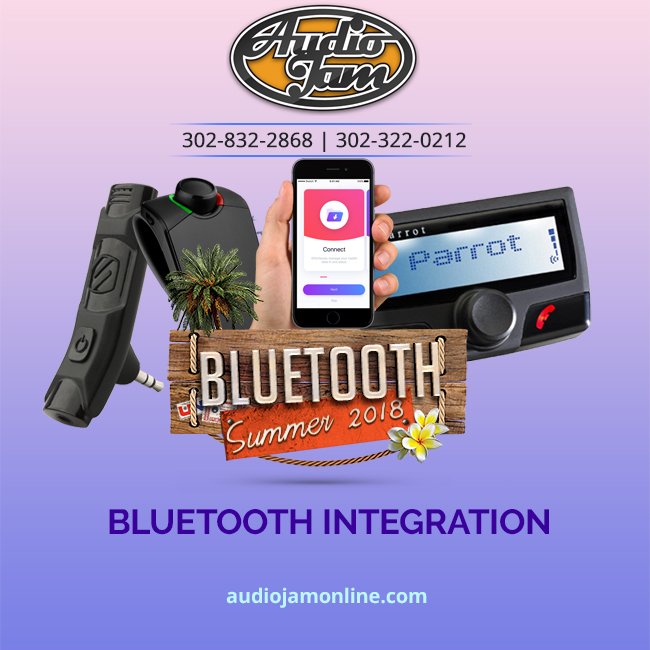 AudioJamInc's tweet photo. Make / receive calls and listen to your favorite music without touching your telephone. Drive hands-free and worry-free!
Learn more at: https://t.co/Suy9tW0GxJ
#Summer #Summer2018 #Bluetooth #BluetoothIntegration #Smartphone #CarAudio #AudioJam #Newark #NewCastle #Delaware https://t.co/kLR1aGICCN