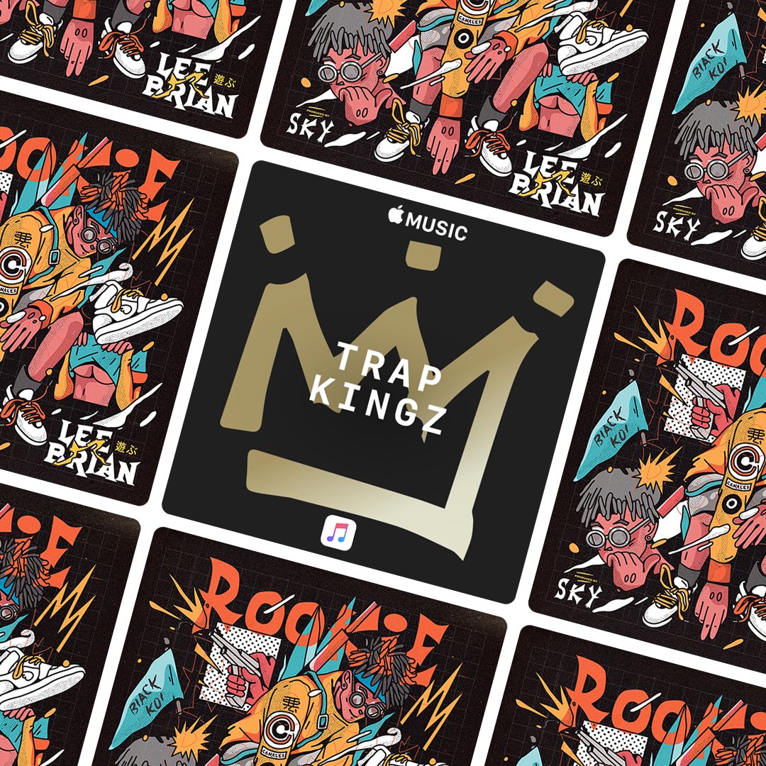 blackkoient's tweet photo. ¿Están escuchando @Leebrianpr en @AppleMusicES? Escucha su nueva canción “Rookie” en la playlist #TrapKingz 👑: https://t.co/56ow99SkXV https://t.co/CkO53kowtF