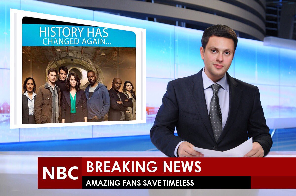 WilliamBulloch's tweet photo. @jmgrazela #SAVETIMELESS #Timeless Totally agree. One step at a time. https://t.co/fo6aTfa0lb