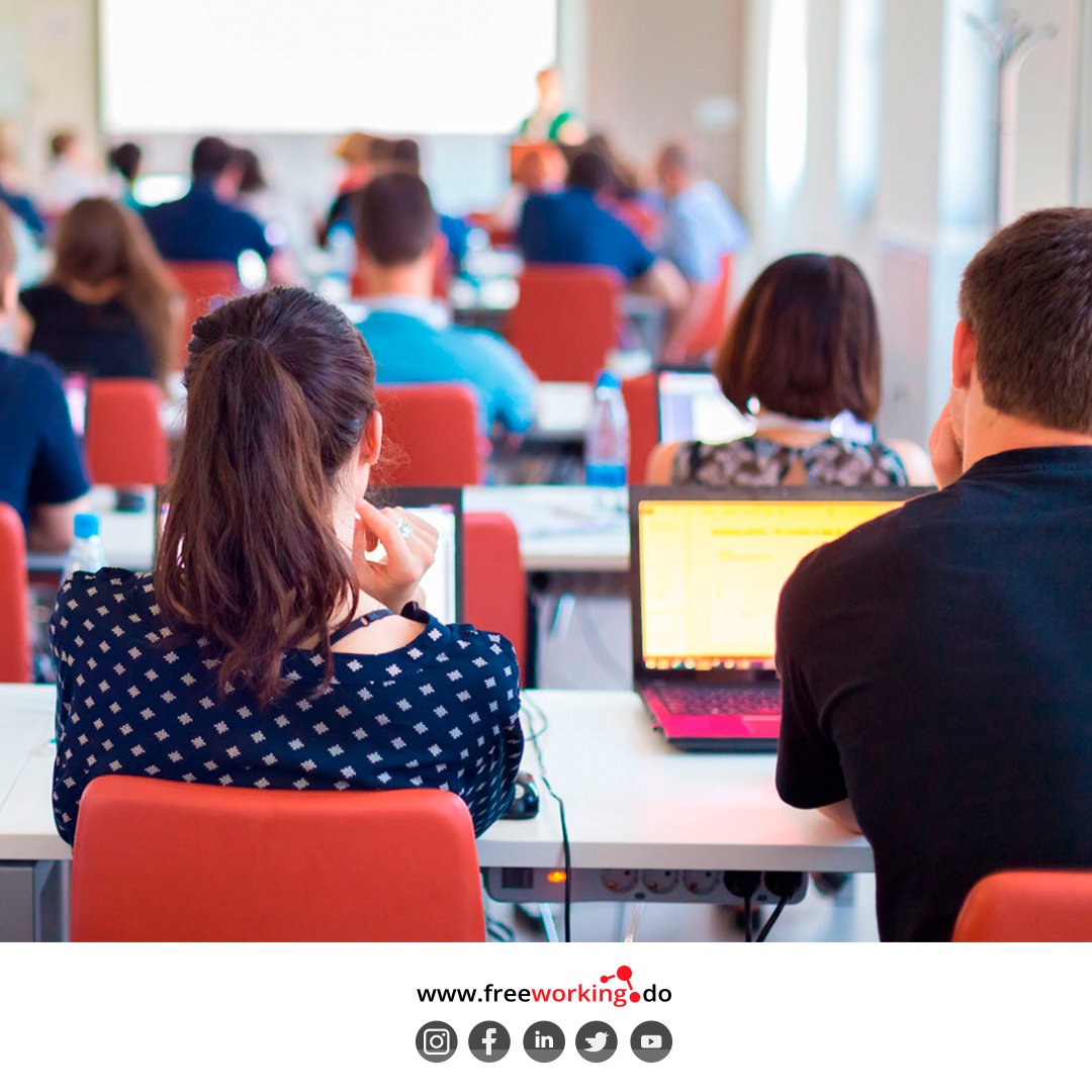 freeworkingdo's tweet image. Al formar parte de #FreeWorking tienes acceso a eventos de crecimiento profesional solo para los miembros de este coworking y también la posibilidad de generar nuevas alianzas a través de las relaciones que se produzcan con otros emprendedores. ¡Crezcamos juntos! 

#Coworking