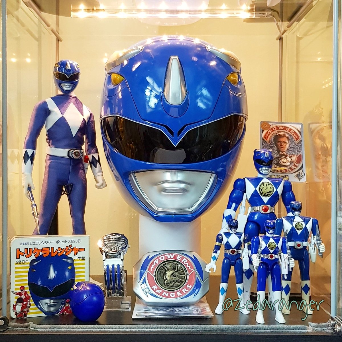 パワーレンジャー恐竜戦隊カスタムヘルメット プレイ用プロップ 1/1