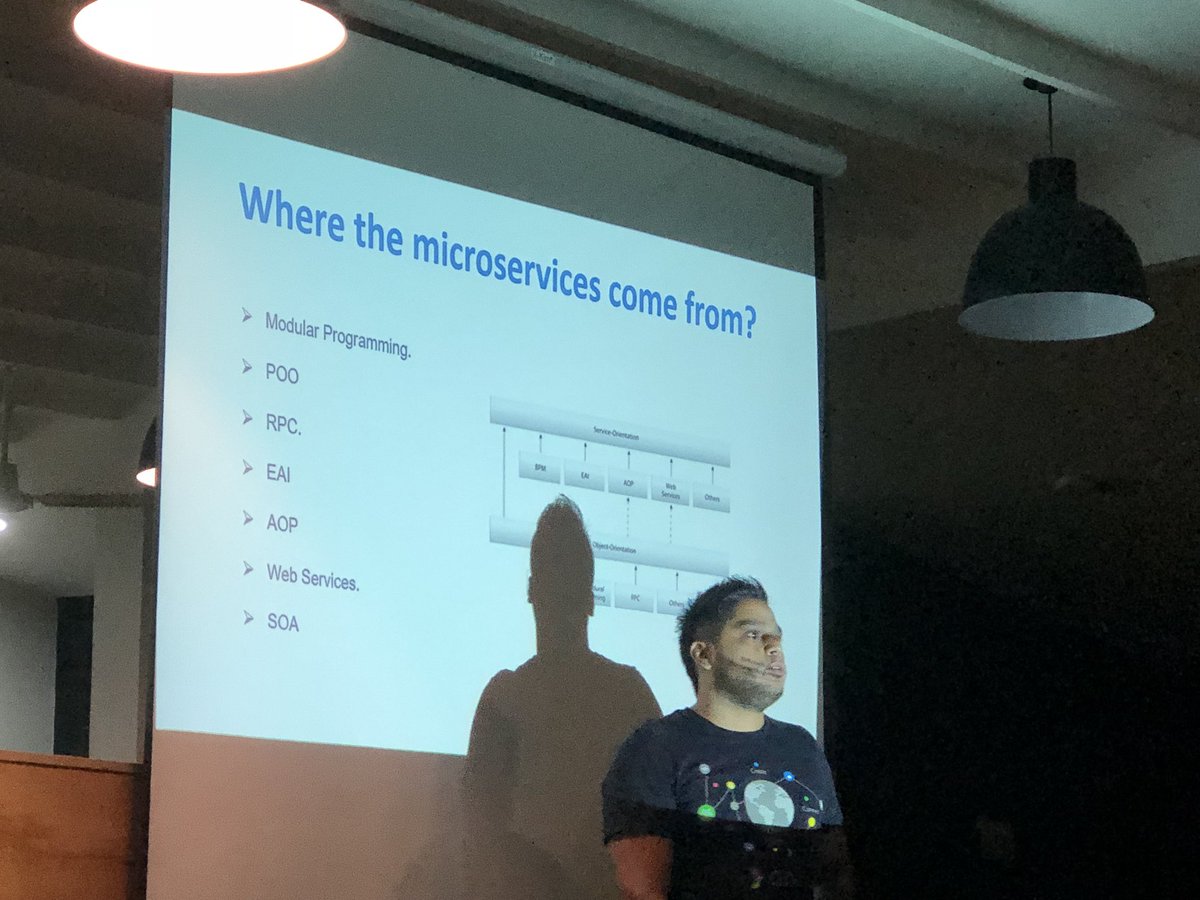 ManuelZapata's tweet image. Microservicios en NodeJS con @jggomezt // @CalicoJS