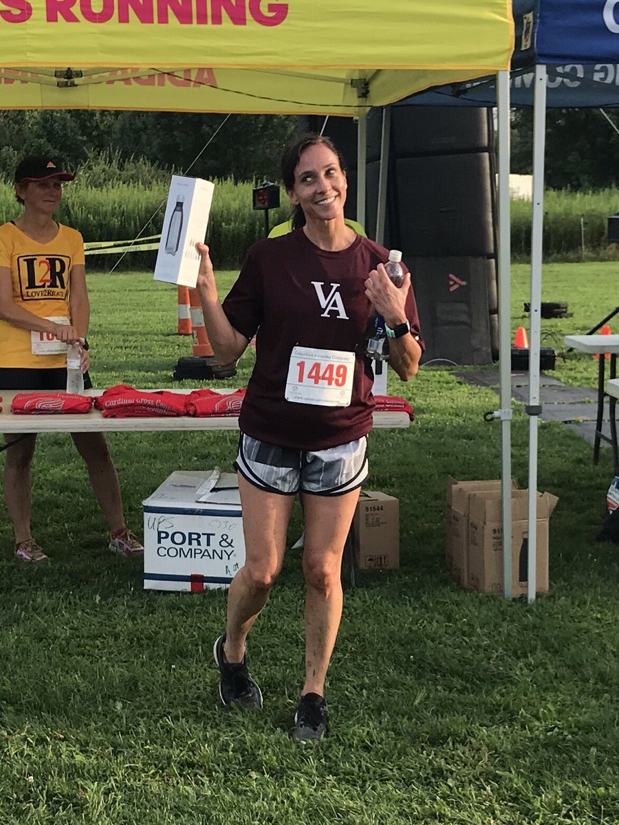 BuckeyeJSP's tweet photo. Wow Coach Brenna dipped her toe in XC racing and brought home 3rd Place OVERALL for the ladies in the 2018 @ColumbusRunning Cardinal XC Race series. #perfect80inagegroup #leadbyexample #thirdOVERALL #sheisgriffin @BrennaPowell1 @Village_Academy #VaXC2018 https://t.co/9NML9blVFj