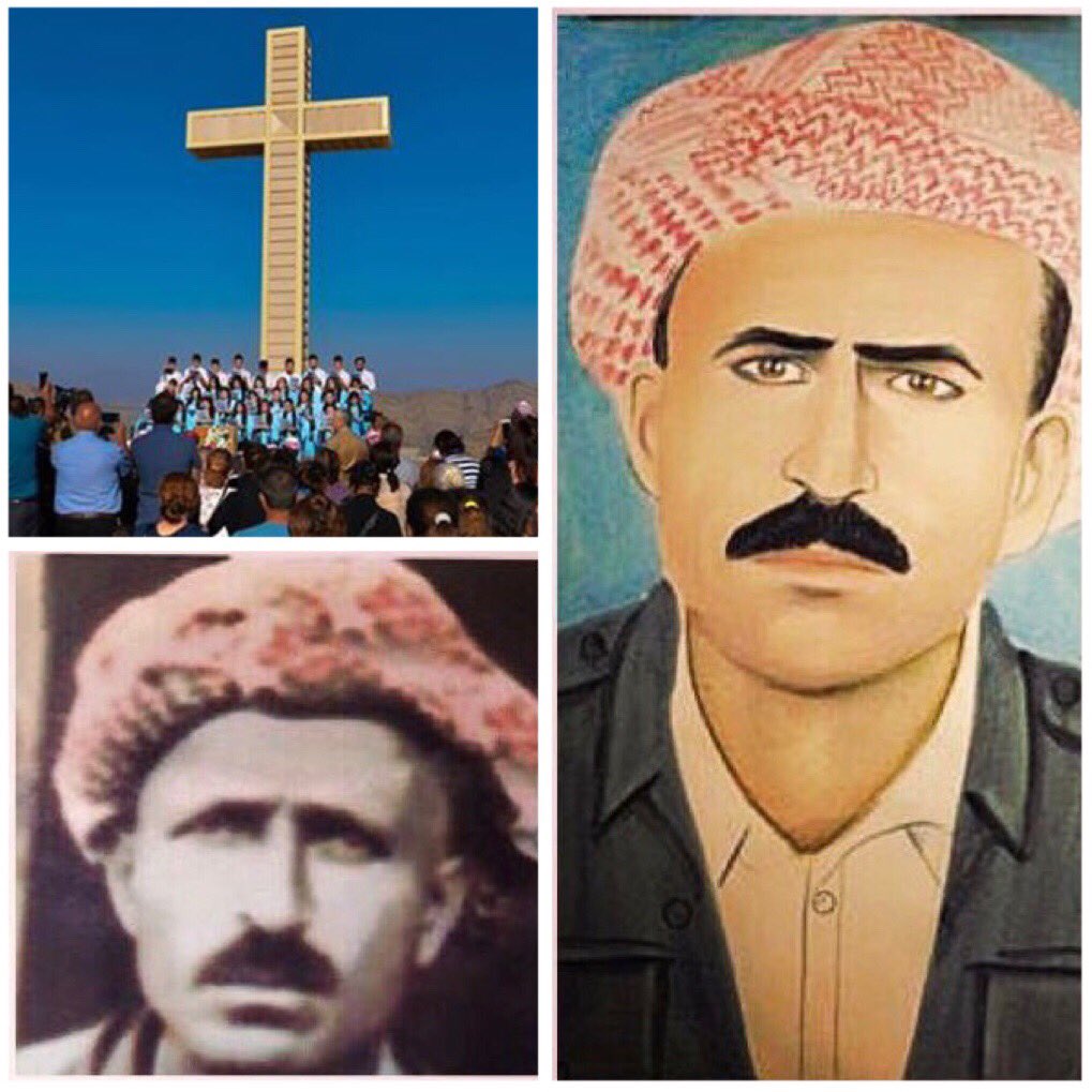 Khoshaba Youkhana a #Christian #Assyrian refused the demand of Ba’ath officer to put down his red #Jamadan “Traditional Headdress“& by doing so to be released because he is Not Kurdish! He refused, & said: we are all one,he was Killed alongside his Kurdish friends, #AnfalCampaign