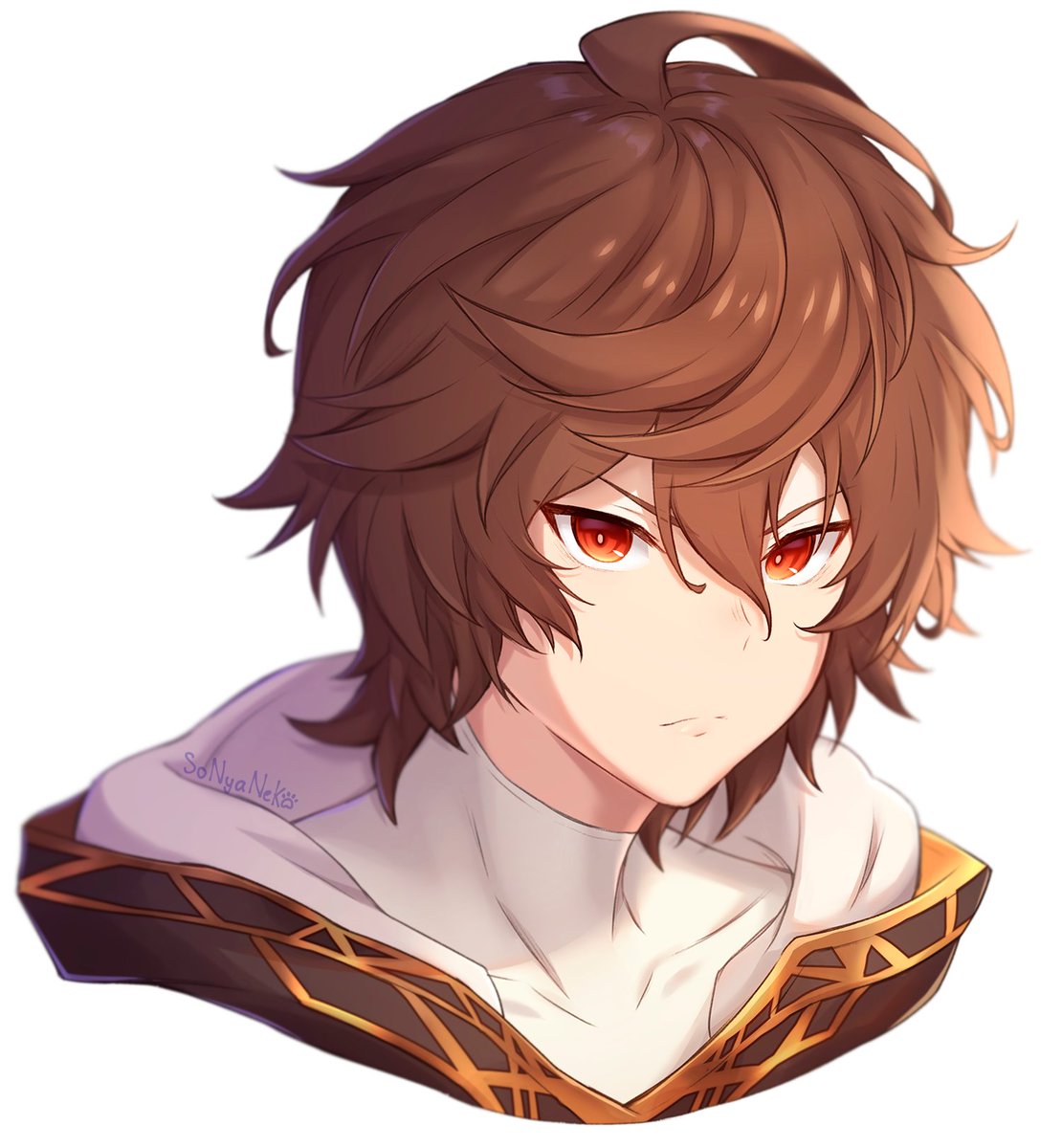 Granblue fantasy sandalphon and lucifer