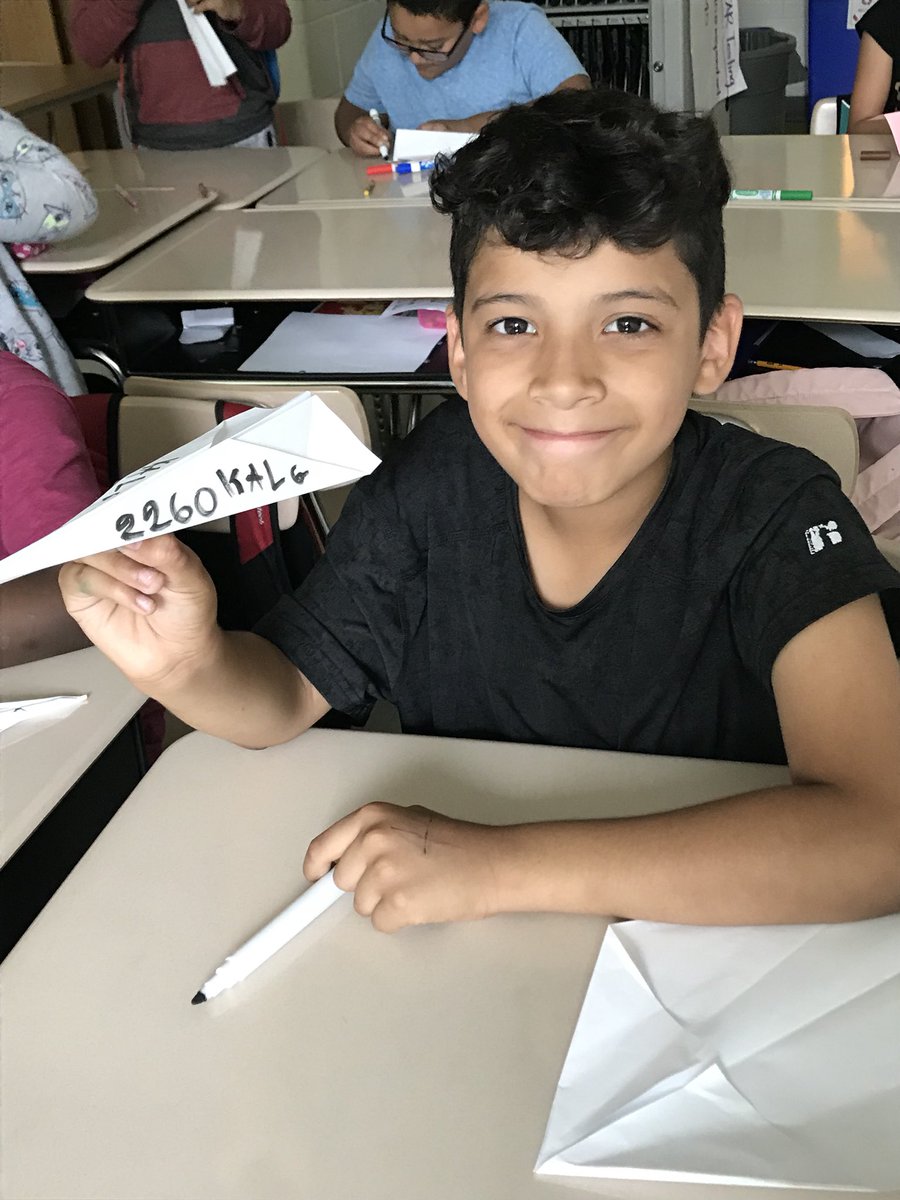 BellExcell2K18's tweet photo. STEM learning in effect... testing out  constructed streamlined paper airplanes scholars created. Was their hypothesis correct? 🤔 Scholars tested out the planes’ flight ability! #weareBELL #toinfinityandbeyond @experienceBELL @chrismi11er https://t.co/QjXVTZGVM1